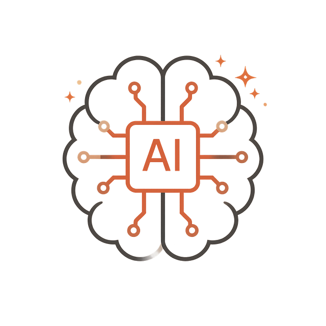 AI chip at the center of a circuit-traced brain